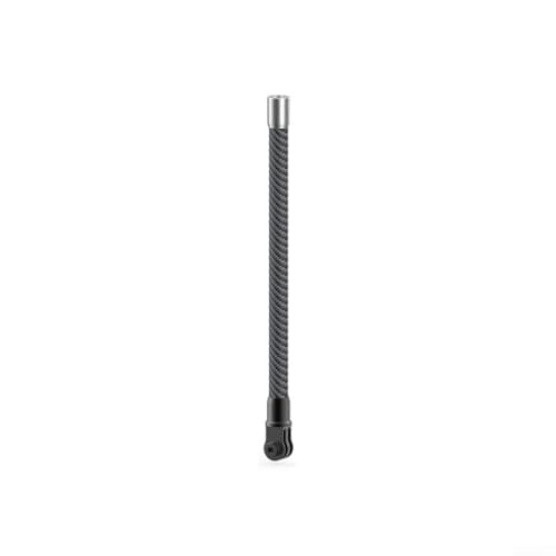Carbon Fibre Extension Rod Kit, 1/4 Inch Thread Action Camera Pole with 10cm 20cm 30cm Length Options, Lightweight Selfie for Third Person(Black 20 cm)