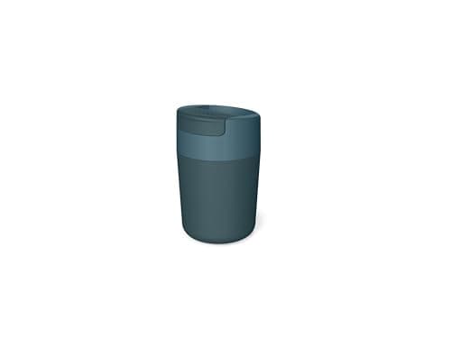 Joseph Joseph Sipp Travel Mug, Hygienic, Leakproof Reusable Mug, Coffee & Tea Cup with Lid - 340 ml (12 fl. oz) - Blue