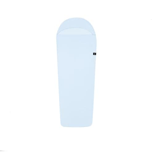 Naturehike Ultralight Sleeping Bag Liner Hut Sleeping Bag only 128g Travel Sheet with Small Pack Size Inner Sleeping Bag for Backpacking, Hostels, Huts Camping(Baby blue)