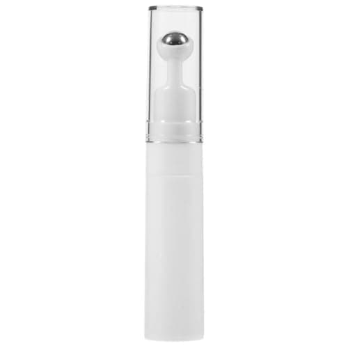 Eye Cream Applicator White Refillable Roller Bottle 15ml Acrylic
