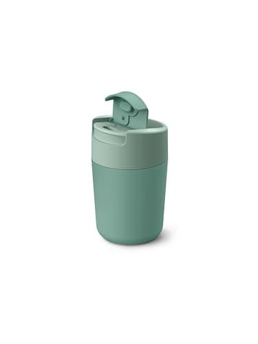 Joseph Joseph Sipp Travel Mug, Hygienic, Leakproof Reusable Mug, Coffee & Tea Cup with Lid - 340 ml (12 fl. oz) - Green — view 2