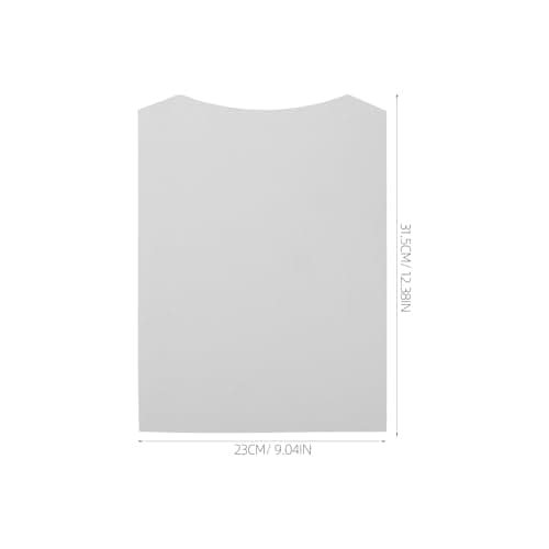 10pcs Shirt Folding Cardboard Inserts for Shirts White Paper — view 2