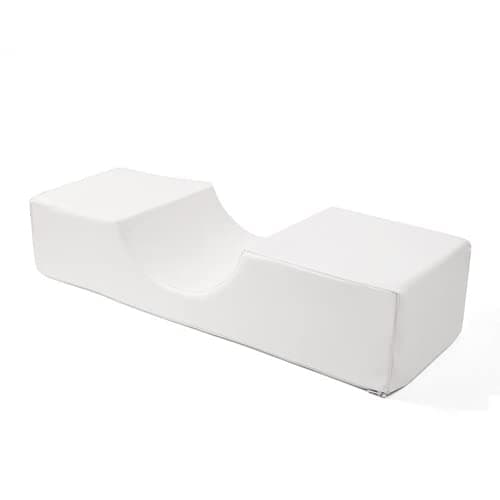ausuky Eyelash Extension Special Pillow Grafted Salon Lash U Shaped Pillow Shelf Pads (White Leather)