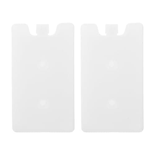 Adorainbow 2pcs Reusable Cooler Ice Packs Rubber Freezer Ice Container