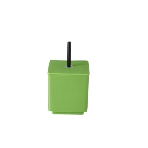 HOX Minecraft Square Soda Cup – 10 x 8.6 cm / 450 ml | BPA-Free Food-Safe Gamer Gift Mug for Boys | Wide Mouth with Removable Straw |Easy to Carry for Picnic & Travel, Green — view 3