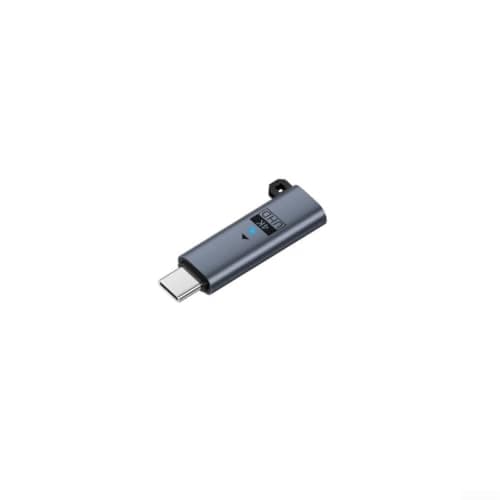 Headless Display Emulator USB C for Server Management(Dark Gray)