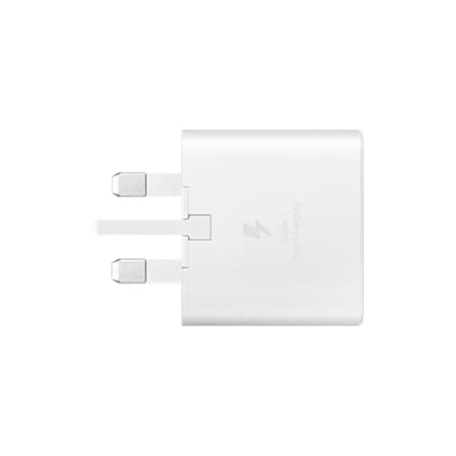 Samsung Galaxy Official 25W Super Fast Charging Travel Adapter (without USB-C to C Data Cable), White — view 3