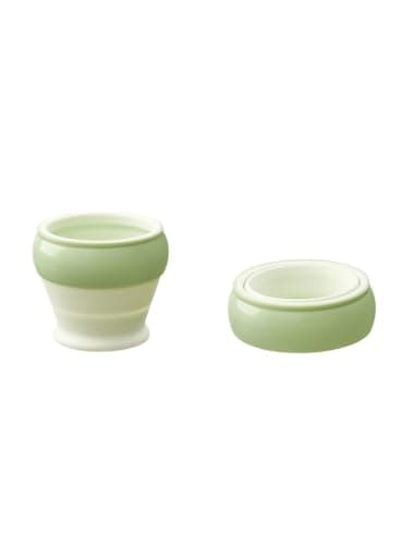 Collapsible Silicone Cup with Lid & Lanyard,Foldable Travel Mug for Camping — view 6