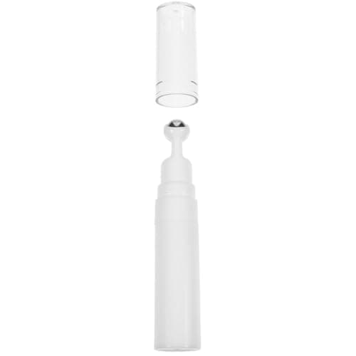 5ml Metal Eye Roller Eye Cream Bottle Acrylic Material, Portable and Prevents Spills, Travel Size Fits in Purse for Refillable Serums and Skincare Use