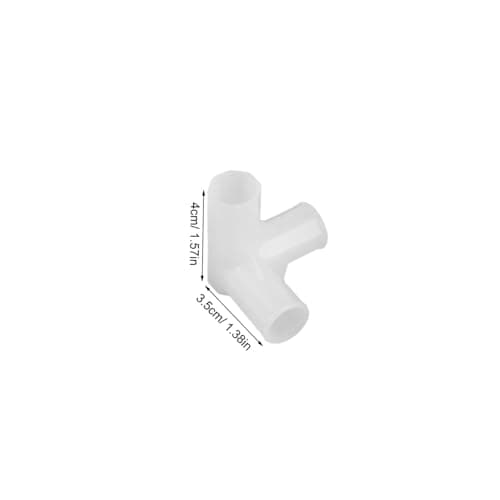 YUYUETIME 10pcs Sturdy Shoe Rack Connector with Closet Rod Tee Joint, 3-way Plastic Wardrobe Connection for Canvas Wardrobe and Dryer, Universal Compatibility with Sturdy Support, for Home — view 2