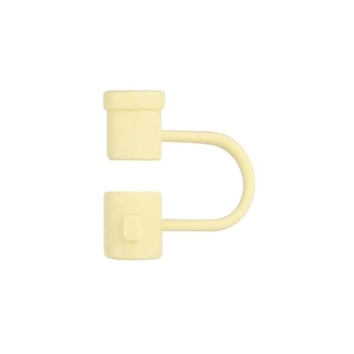 Silicone Straw Cover Set Reusable Straw Tips Compatible with 6 8 mm Diameter Ideal for Travel Picnic Fitness Parties (F, One Size)
