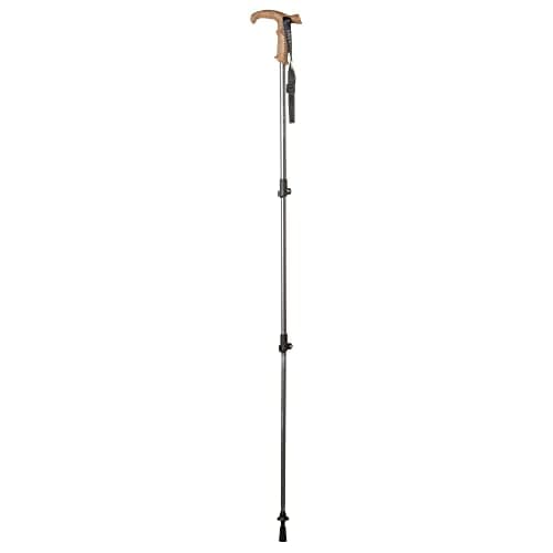 TREKMATES Wanderer Lock Walking Pole Single ONE SIZE ASPHALT