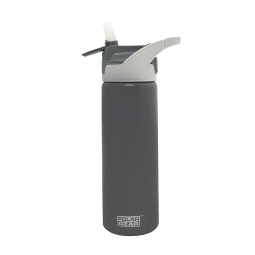 Polar Gear 575ml Insulated Water Bottle with Straw - Double Wall + Handle