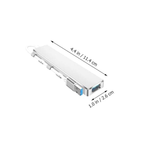 Usb3.0 Hub 4 Ports Stainless Steel Abs Data Expansion Adapter — view 2