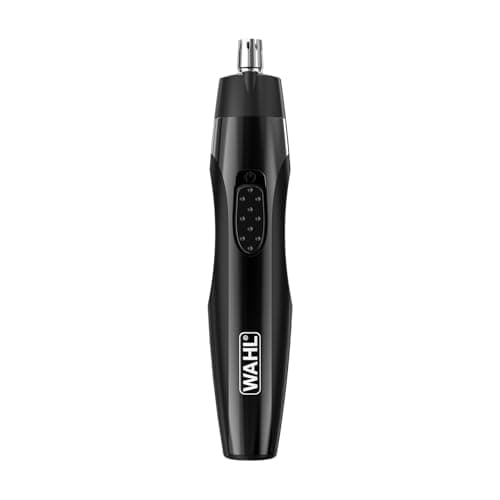 Wahl 2‑in‑1 Detail Trimmer – Ear, Nose & Precision Facial Hair Trimmer with Washable Heads, Battery Powered, Comfort Grip, Rinseable Blades & Travel Case — view 5