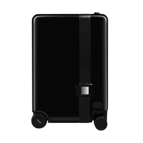 Carry-Ons Smart Suitcase, Fingerprint Unlock Aluminum Frame Carry On Hardside Luggage with Spinner Wheels and TSA Lock, Auto Follow, APP Control