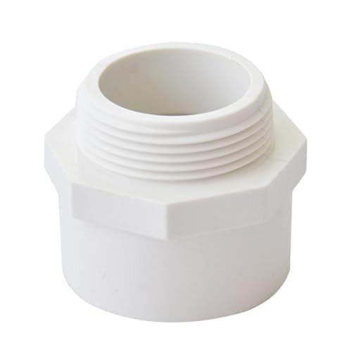 Compact PVC Drain Pipe Adapter, Odor Resistant
