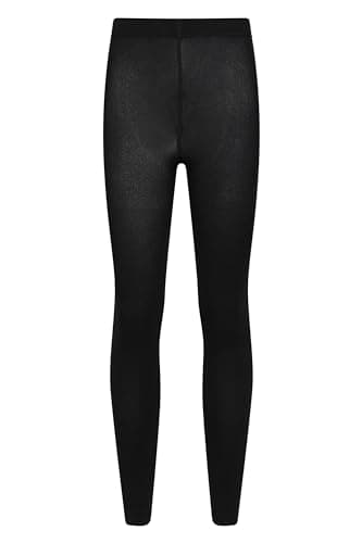 Mountain Warehouse Isotherm Womens Brushed Leggings - Lightweight Ladies Tights, Breathable, Thermal Underwear, Warm - Best for Skiing, Snowboarding Black L — view 3
