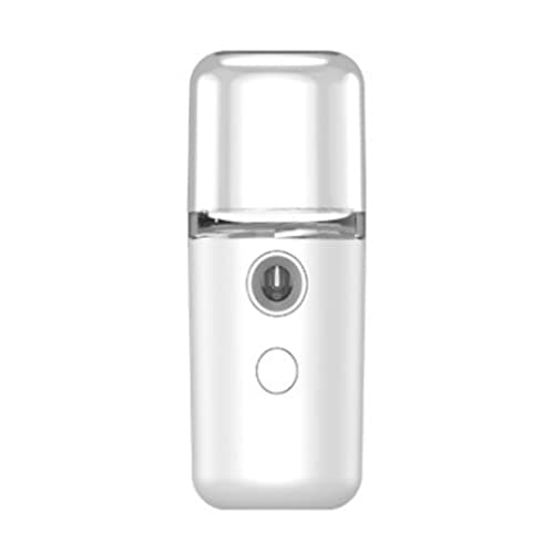 Odorkle Nano Facial Mist Sprayer, ABS USB Rechargeable Portable Face Humidifier, 150mAh Pocket Size Nano Hydration Device with 14 Minute Mist for Dry Skin Travel Office Spa (White) — view 6