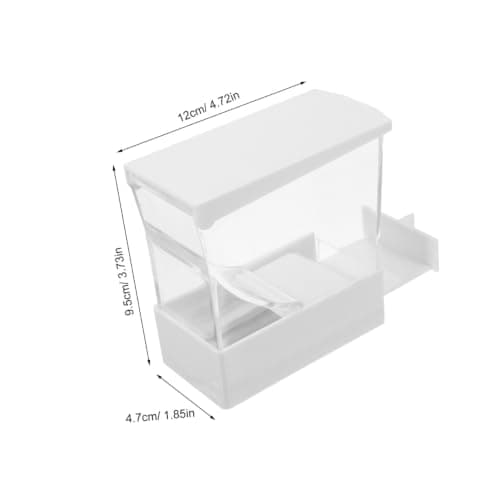 Kichvoe 2pcs Press-on Plastic Cotton Rolls Holder Organizer Box with Sealed Lid for Cotton Wool and Rolls Storage Suitable for Home Care Settings and Travel Kit — view 2