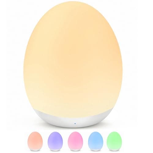 MediAcous Baby Night Light, 7 Colors & Dimming, Rechargeable