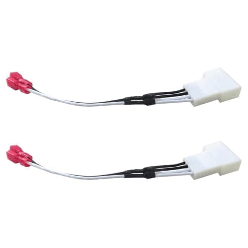APGLSXY ABS Car Loudspeaker Wire Adapter 4 Pin for Japanese SUV Luxury Estate Door and Cluster Loudspeakers Pair Component Lecturer Wire Harness