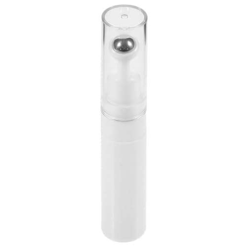 Garneck 15ml Eye Cream Roller Bottle Empty Cream Container Refillable Applicator with Acrylic Material and Spill-proof Design, Portable Size for Travel and Using on Delicate Skin