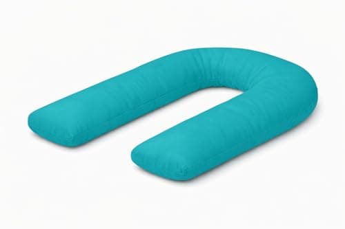 MIA U Shaped Pregnancy Pillow Case 100% Cotton Nursing Maternity Body Bolster Support Cover Zip Closure 9Feet (275cm) — view 5