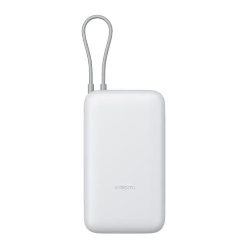 Xiaomi 22.5W Power Bank 20000mAh, Built-in Cable, Fast Charging, Grey