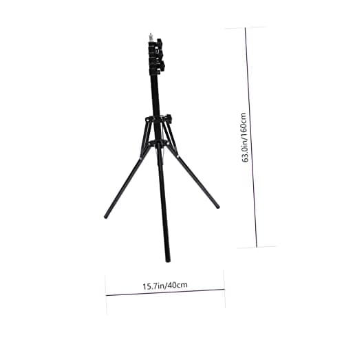 Selfie Tripod Folding Phone Tripod Black Iron Nylon — view 2