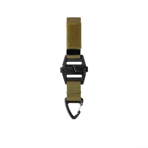 Outdoor Camping Belt Buckle 25-55mm Strap Adapter(Khaki)