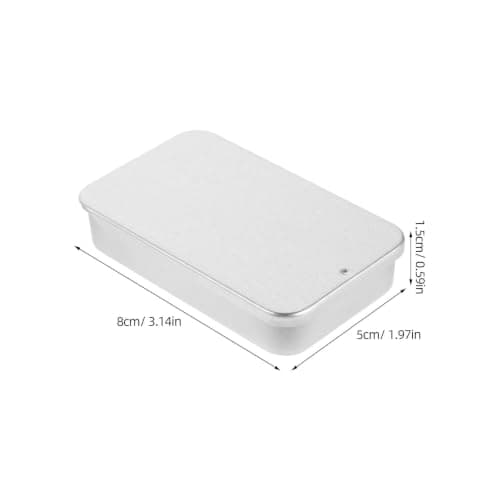 Metal Floss 10pcs Box Rectangular with Sliding Lid Storage for Travel — view 2