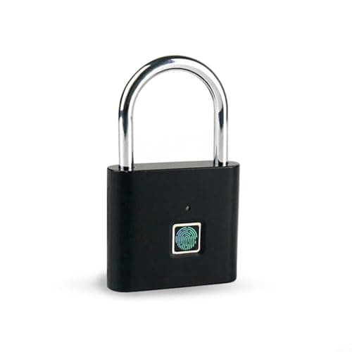 Biometric Padlock Stainless Steel Shackle 4mm Thick