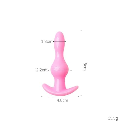 6-Pack Style A Pink Elastic Silicone Hip Trainer — view 3