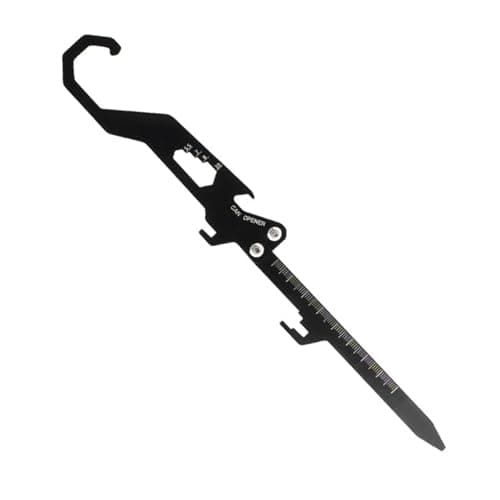 Limtula Portable Stainless Steel Hook Mosquitoes Repellents Holder Bottle Opener and Foldable Ground Peg Mosquitoes Coil Holder Measuring Scale Multifunctional Bottle Opener
