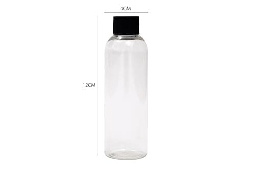 SEB Enterprises 100ml Travel Bottles with Black Screw Lids Pack of 4 BPA Free Durable Leakproof — view 6