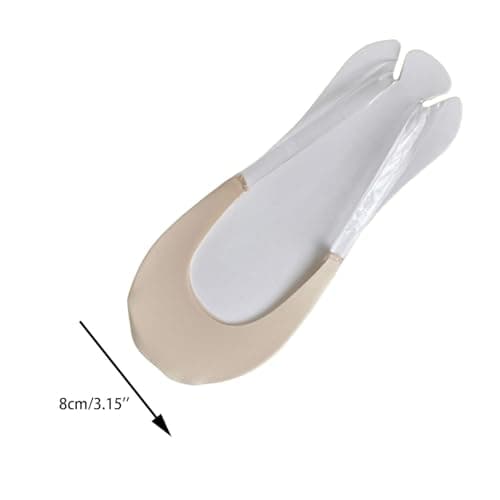 Unisex Split Toe Socks, with Sheer Finish and Design, Comfortable Footwear Layer for Everyday Wear, Sandals, Travel, Warm Weather Outfits Casual Daywear (5) Blue — view 5