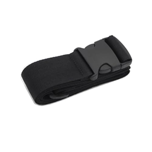 Luggage Baggage Strap Strong Extra Safety Adjustable Travel Tie Belt 13 Colours (Colour 1 Black) — view 2