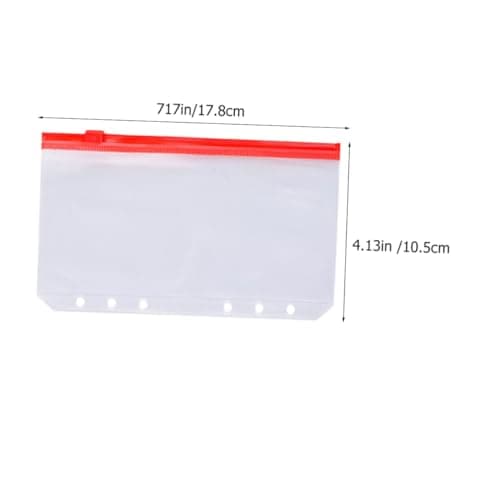 SEWACC 12pcs Portable Reusable Zipper Pouches File Folder Bags for Document Storage Cards Bills Holders for Luggage Packing Organizer — view 2