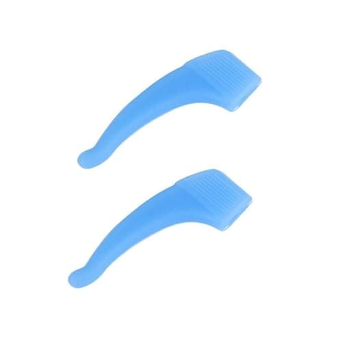 SEWOART Silicone Eyeglass Temple Tip Anti Slip Ear Hook Pair Blue — view 4