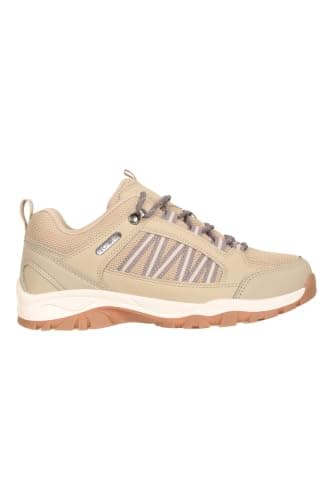 Mountain Warehouse Path Womens Outdoor Walking Shoes Taupe 6 — view 2