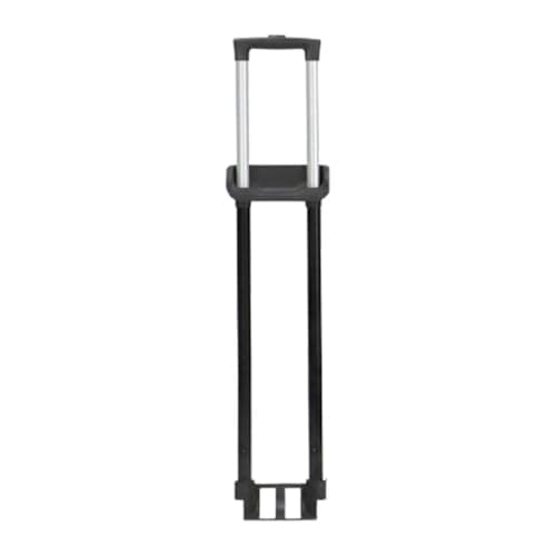 AsrMyjcx Classic Black Iron Luggage Handle Replacement, 60x16x4cm, 2 Wheels, Telescopic Handle for Suitcase