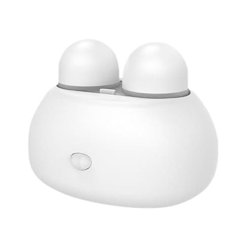 Electric Contact-Lens Cleaner Box for Travel and Vacation White ABS