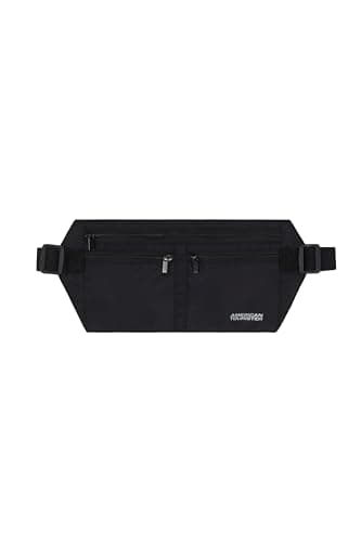 American Tourister – RFID Money Belt for Women and Men, Safe & Compact, Wearable Under Clothing, for Cash, Cards, Tickets & Passport, Black — view 2