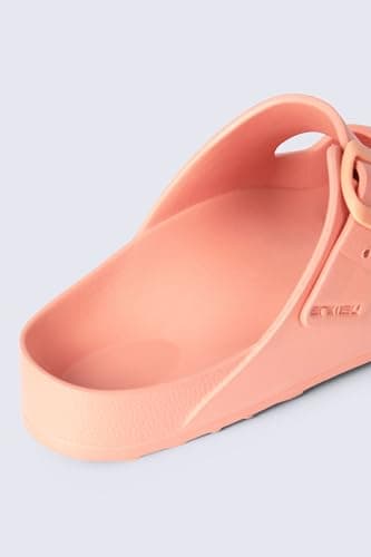Animal Shore Women's Sliders - Lightweight Slip-On Sandals with EVA Cushioning - Spring Summer, Beach, Walking & Outdoors Coral 5 — view 5