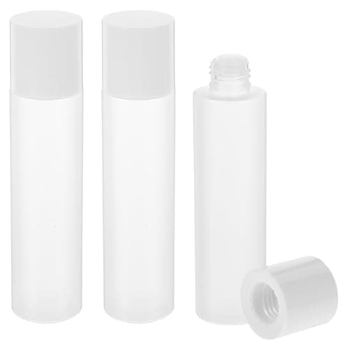 SWETRACE 3pcs Refillable Cosmetic Containers 150ml Pet Lotion Bottles Easy to Clean Travel Size Liquid Dispenser Bottles for Moisturiser Storage