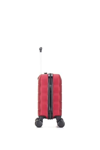 ATX Luggage 56x45x25 EasyJet Cabin Bag Suitcase Approved for BA, Jet 2 Lightweight with 4 Dual Spinner Wheel | Wine Red — view 6