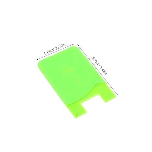 jojofuny 3pcs Silicone Adhesive Phone Card Holder Stickers for Cell Phone — view 2