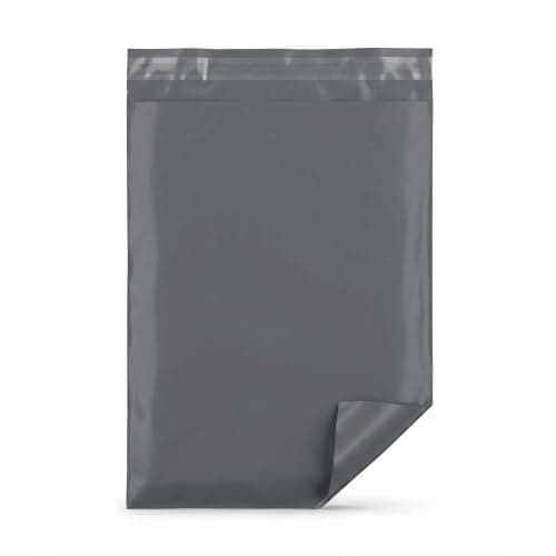 Straame Grey Postage Bags, 22x30 in, Self-Seal Opaque Poly Mailers, 25 Pack