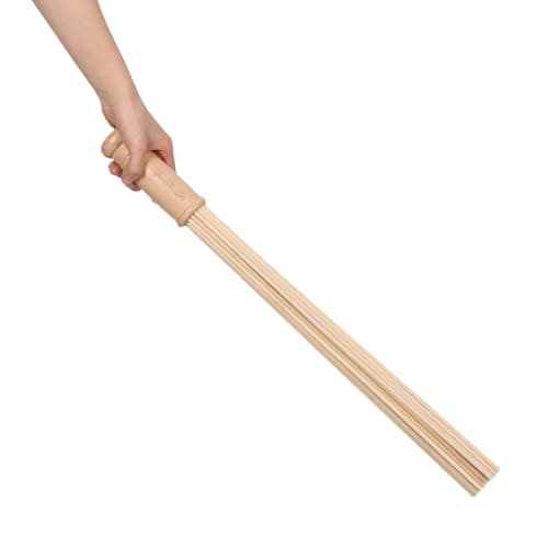 YUYUETIME Meridian Massager Bamboo Massage Hammer Tool for Fitness and Travel, Portable Handheld Muscle Massager Stick with Handle and Gentle Touch — view 4